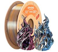 ERYONE HS Silk Quadruple Color PLA Filament for 3D Printer 1.75mm +/- 0.03mm, Hyper Speed Coextrusion Filament PLA Shiny 1kg, Splendid Quartet (Red & Yellow & Blue & Green)