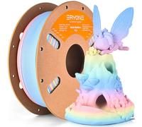 ERYONE Matte PLA Filament 1.75mm, 3D Printer Rainbow Filament, +/-0.03mm, 1kg (2.2lbs)/Spool, Matte Multicoloured PLA, Rainbow Macaron