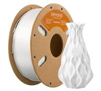 ERYONE PLA Filament 1.75mm, 3D Printer Filament PLA, Dimensional Accuracy +/-0.03mm, 1kg 1 Spool(2.2lbs), White