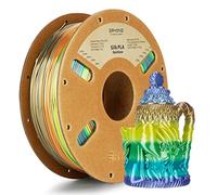 ERYONE Ultra Silk PLA Filament, Silky Glossy Finish Filament, Fast Color Change Rainbow PLA 1.75mm, +/-0.03mm, 1kg(2.2LBS)/Spool, Forest Rainbow