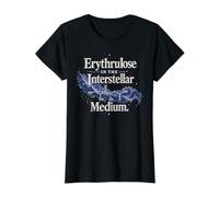 Erythrulose Interstellar Medium Science Design Value Graphic T-Shirt, Women, Black, L