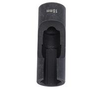 ERYUE 1/2in Drive Fuel Line Socket, Chrome Vanadium Steel, Torsion 15-30Nm, for Fasteners On Injector Lines, Bent Pipes, EGT Sensors, with Simple Design, Enhances Efficiency (18mm)