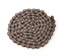 ERYUE 116 Links High Strength Universal Single Speed Bicycle Chain for Mountain Bike Derailleur Replacement, Easy to Assemble, for Road and Mountain Bikes, Mn-Steel Material (Brown)