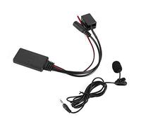 ERYUE 12Pin AUX-IN Cable Adapter Durable Car Stereo Microphone for CD30 CDC40 CD70 DVD90, 1 X Car Stereo Microphone, Music Streaming From Mobile Phones and Tablets