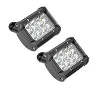 ERYUE 36W 4-Row 4inch LED Work Light Bar Pair, Super Bright Vehicle Driving Lamp with Shell for Trucks, Cars, Ships, Motorcycles, Easy to Install, Suitable for All Vehicles,
