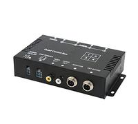 ERYUE 4 Channel Video Splitter, Rearview Camera Control Box, Remote Control, DC12V 24V for Truck Bus Boat, Four Screen Mode, Suitable for School Buses, Buses