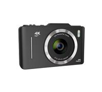 ERYUE 4K Digital Camera, 48MP Photo Resolution 2.8 Inch IPS Screen 16X Zoom Built-in Flash 800mAh Rechargeable Battery, with Type-C Charging Cable, for Teens Students Friends (Black)