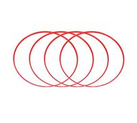 ERYUE 4Pcs 19 Inch ABS Scratch Resistant Wheel Rim Protector Ring, Red Rim Trim Rings for Cars, Protect Wheel Rims From Collisions with Self Adhesive Design