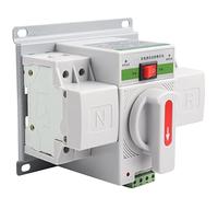 ERYUE 63A 2P Automatic Transfer Switch, Reasonable Structure, Small Size, Beautiful Appearance, Equipped With Protective cover. Especially Suitable for Office Buildings Requiring