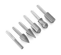 ERYUE 6pcs Tungsten Steel Burr Set, 6mm Shank | Efficient engraving, versatile applications, durable design, suitable for metal and more