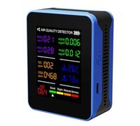 ERYUE Advanced Air Quality Tester Multi-function Indoor Detector Support APP Operate for Home Office Environmental Monitoring 2.8inch TFT Color Display (Blue Black)