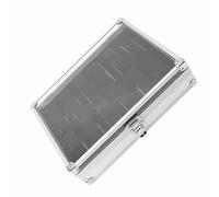 ERYUE Aluminum 6/12 Slot Watch Jewelry Display Box Case for Home Storage of Bracelets and Bangles