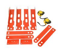 ERYUE Aluminum Alloy Car Alignment Tool, Easy Calibration, Versatile Design Wheel, Wall Mountable Hanging Holes, Plates with 2 Tape Measures, Accommodate a Wide Range of Vehicle Models