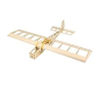 ERYUE Balsa Wood Airplane Kit Easy-to-Assemble Electric RC Toy for Adult Outdoor Flying, for Junior Modelers - Dancing Wings Hobby R03 STICK-06 Airplane PNP Version (KIT Type)