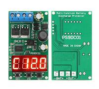 ERYUE Battery Discharge Protector Module 15A, 60x35mm | High-accuracy voltage measurement, mode, Protection for lithium batteries, LED discharge indicator