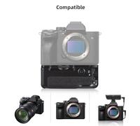 ERYUE Battery Grip Holder Steady and Lightweight for Ⅱ/ A7R4 A7M4 A7RM4 A1- Vertical Battery Grip for Vertical Position - Dual Slots, Professional Photographers