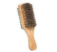 ERYUE Beard Hair Brush, Solid Handle, Double-sided Fiber, Optional Sizes, Massage Skin Beneath Beard, Daily Facial Hair Care, Quick Wet and Fast Dry, Ideal Men, Shaving Comb (2)