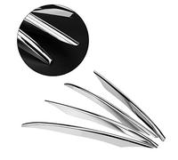 ERYUE Bright Silver ABS Car Fog Lamp Cover Trim for E Class W213 2016-2018