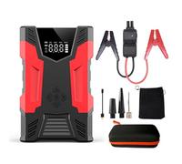 ERYUE Car Jump Starter,Car Jump Starter with Air Compressor Portable Power Bank Charger with LCD Display