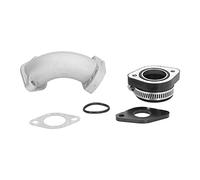 ERYUE Carb Intake Manifold Pipe Kit, 26mm-28mm Adapter Spacer, YX, Lifan, SSR, Thumpstar Pit Dirt Bike Motorcycle, Aluminum Alloy, Rubber, Kinetic Energy Atomization