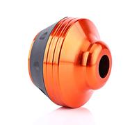 ERYUE CNC Aluminum Fork Frame Sliders, Motorbike Falling Protection Scooter Moped with CNC Aluminium Alloy for Most Motorcycles, Easy to Install (Orange)