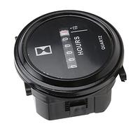 ERYUE Compact Portable Hour, Smart Stable Multi-Functional Hour Meter for Ship Generator, Ideal for Boats, Cars, ATV, Small Size Lightweight, Black Colour