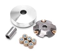 ERYUE Complete Variator Set Durable Roller Drive Wheel Replacement for GY6 Scooter, Fast Installation for Scooter Enthusiasts