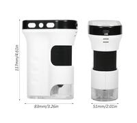 ERYUE Digital Microscope Educational Science Children Handheld Mini Microscope with 2.4-Inch LCD Screen Biology Professional Magnifying Glasses for Kids Rechargeable Pocket