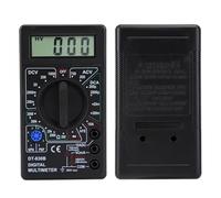 ERYUE Digital Multimeter, 1999 Display, AC/DC Voltage, Tests, Portable Ohm Tester for Labs and Home Use, Large Screen, Compact Design, Overload Protection (DT-830B Black)