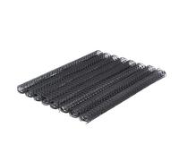 ERYUE Double Loop Wire Binding Spines Durable 120 Sheet Capacity for A4 Spiral Binding Coil 100PCS for Student Coworker (Black)