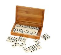 ERYUE Double Six Dominoes Set Colorfast Entertainment Tool for Multiple Players with Superior Plastic Pieces for Families or Friends