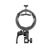 ERYUE Durable S3 Speedlites Bracket Foldable Mount Holder Stable Platform for Circular or Square Head Flash Units AD200 Universal Lighting Needs Photography ABS 5.3 X 8.7 X 3in