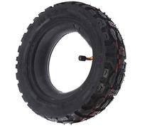 ERYUE Electric Scooter Inner and Outer Tire 10in Thickened Rubber Anti-Skid Tire for Stable Driving Experience, Inflatable Wheel for Shock Absorption, Fit Electric Scooter Enthusiasts