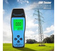 ERYUE EMF Tester, Digital Electromagnetic Radiometer Mini LCD Display EMF Tester with Sound and Light Alarm, Large LCD Display Screen, for Testing Electric and Magnetic Field