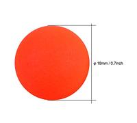 ERYUE EPS Foam Buoyancy Ball Fishing Float Strike Indicator for 100Pcs Fishing Enthusiasts Red 4# 6# 100 X Floats (4#)