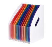 ERYUE Expanding File Folder Durable Color Accordian File Organizer for Home Office School, Large Storage Space, A4 Size Document Organizer for Document Management (Multicolor #4W)