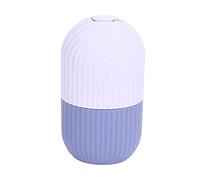 ERYUE Face Icer, Pain Relief Nonslip Grip, Sturdy Silicone Easy Operation Ice Face Mold for Face Massage Skin Care, Ideal and Perfect Friends and Family, Easy to Fill, and Freeze (New purple)