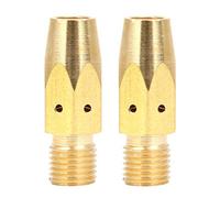 ERYUE Fine Brass Contact Tip Diffuser Long Service Life MIG Welding Gun Accessory for Miller M-25/M-40 and, Labor-Saving Adapter for Welding Professionals (2PCS)