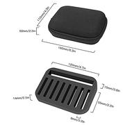 ERYUE Fishing Spoon Lures Metal Baits Set for Casting Fishing with Storage Bag Box/Cover,16pcs Weighted Metal Lures for Trout Bass,Water-Resistant Oxford Fabric,EVA Double-Sided Design,Great (A)