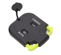 ERYUE Golf Score Counter Portable 2 Digits Clicker Quick Return To Zero for Golf Stroke Putts Counting, Plastic Material for 2 Players (Black and Green)