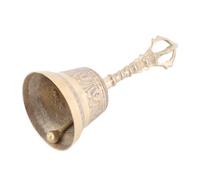 ERYUE Hand Bell Retro Brass, Loud Call, Spiritual Singing Bells, Smooth Handle, Easy Shake, Ideal for Restaurants, Hotels, Shops, Teachers, Lunch Bells (As Shown)