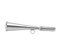 ERYUE Handheld Foghorn Stainless Steel Fog Horn, Operated By Mouth for Small Yachts, Premium Material, Lightweight & Compact Size, Removable Mouthpiece, Boat Safety Horn, Emergency