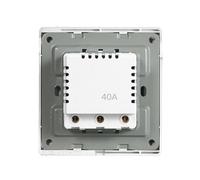 ERYUE High-Power 40A Power Off Energy Saving Saver Mechanical Power Take-Off for Hotel Guests Aluminum Alloy and ABS Mystical/Fantasy Retardant Material Switch for Offices, Apartments (Black)