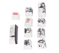 ERYUE Keycap, 10 Key DIY Sublimation Process Fine Workmanship Clear Pattern Replacement Keycap for Most Mechanical Keyboards