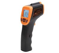 ERYUE LCD Temperature Measuring Gun Industrial Thermometer for Hot Objects with Data Retention and Target Indicator, for Cooking and Engineering, ABS Plastic/Red (Orange)