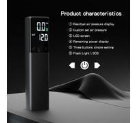 ERYUE Mini Electric Air Pump for Balls Compact Rechargeable Pump with Flashlight for Soccer Basketball Volleyball Swimming Rings