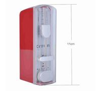 ERYUE Mini Mechanical Metronome Portable Pocket Size Durable Nylon Movement for Piano Guitar Violin Music Instrument Accessories (red)