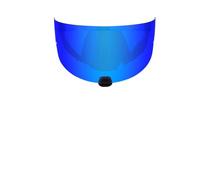 ERYUE Motorcycle Helmet Visor Replacement for HJC I70 I10 Helmet Anti- Anti-Fog Anti-Scratch Wind Shield Lens for Driving Material PC Red Blue Transparent Motorcycle Riders (Transparent Blue)