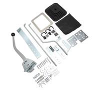 ERYUE Mr Gasket 7668 3 4 Speed Automatic Floor Shifter Kit Complete Package - Wide Compatibility for C6 & TH350 - Black Metal Stick