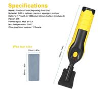ERYUE Multifunction Wood Floor Repairing Electric Pen Tool Set Scratch Nail Hole Crack Filler Kit for Home Repairs Handheld Melting Wax Tool for Quick and Easy Use